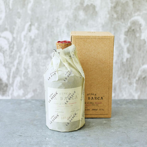 8.45 Oz (250 ml) Finca La Barca | Smoked Arbequina | Extra Virgin Olive Oil | Extremadura Spain | Finishing & Drizzling