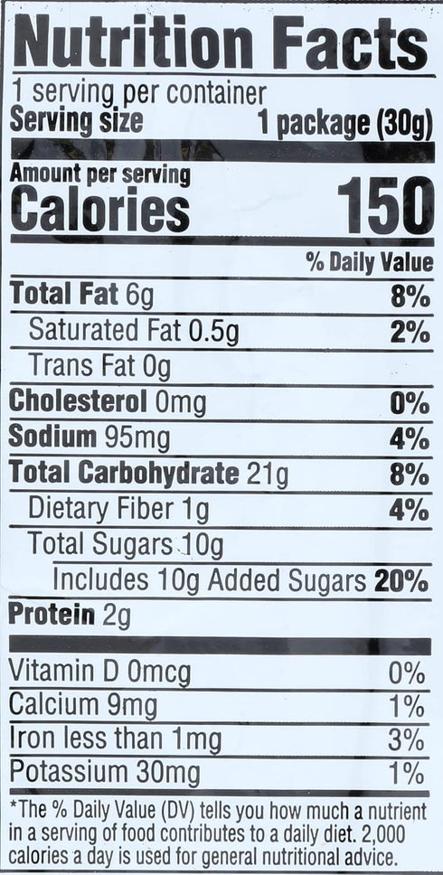 1 OZ HOMEFREE Cookie Lemon Burst Mini Bag Snack