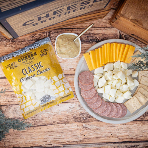 6 (4) Cheese Bros Squeaky Fresh Wisconsin CHEESE CURDS | ounce bags | Gourmet Gift for Families