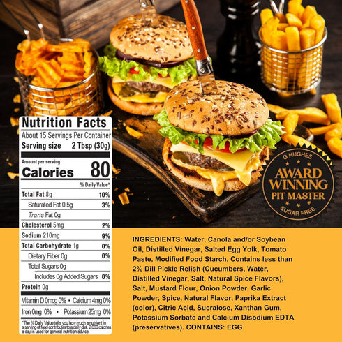 Pack (3 Pack) G Hughes Sugar Free Burger Sauces Variety - Special Sauce for Burgers & Fries, Gluten Free Sauces, No