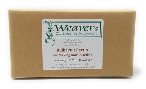Weaver's Country Market (2.75 Lb. Bulk Fruit Pectin Mix for Making Jams & Jellies Plastic Bag)