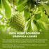 LeafLea Premium Soursop Leaves Tea Bags, Pure & Natural Soursop Tea, Graviola Leaves Tea, Hoja Guanabana Tea, 40 Herbal Tea Bags, Natural Digestion Support, Nutrient-Rich, No Sugar, No Caffeine
