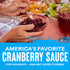14 Oz (Pack 1) Ocean Spray Whole Cranberry Sauce, Canned Side Dish, Can