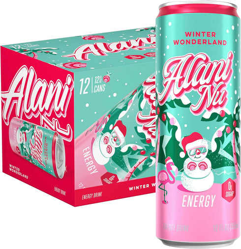 Alani Nu Winter Wonderland, Sugar Free Energy Drink, 12 Fl Oz Can