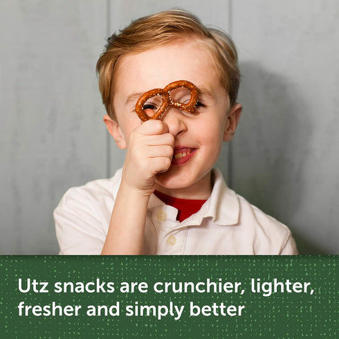 23 Utz Poker Mix - Ounce Barrel - Crunchy Snack Mix with a Touch of Spicy, Perfect Party Snacks - Resealable Container