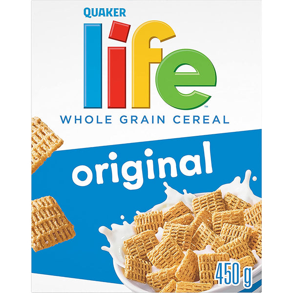 Life Quaker Original Whole Grain Cereal , 450g/15.87oz {Imported from Canada}