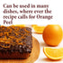 The Spice Way Orange Peel Granules (4 oz), Preservative-Free for Cooking, Baking, and Tea