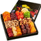 Dried Fruit & Nuts Gift Basket Arrangement Platter, Gourmet Food Snack Box,