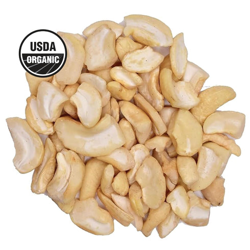 (2 32 Wilderness Poets, Organic Cashew Pieces - Raw, Unsalted Pound - Ounce)