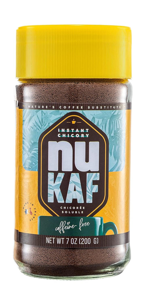 nuKAF By Gourmanity Instant Chicory Coffee Alternative, Brews Like Regular Coffee, All