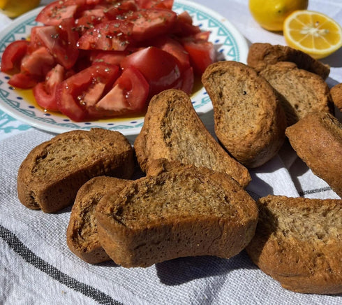 Tsiknakis 700g) Rusks | Pure ingredients | No Preservatives | All Natural | Cretan Bread Rusks From our Island (Barley