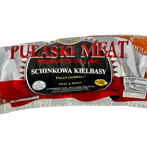 Pulaski Meat 1Lb Pulaski Sausage Kruchenka Schinkowa - Authentic Eastern European Smoked Delight