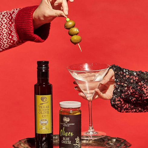 Country (8.5 Oz) Texas Hill Olive Co. Extra Dirty Martini Olive Juice Premium Olive Brine for Bold Flavor, Classic