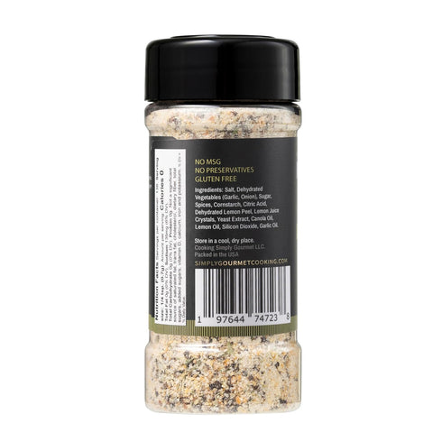 3.4 oz Simply Gourmet Chef-Crafted Premium Spice Blends & Seasonings - Lemon Garlic Seasoning - All Purpose Spices