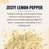 Shawhan Farms Gourmet Parmesan Inspirations Lemon Pepper Seasoning Topper Finishing Blend - 7 Oz