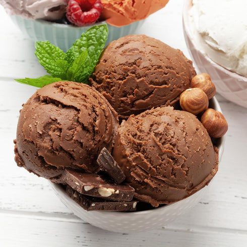 12 oz, Unpretentious Chocolate Soft Serve Ice Cream Mix, Rich & Creamy, Homemade Ice Cream, Single Serving
