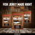 Omega-3s (3 pack, 2 oz) Kaimana Wild-Caught Ahi Tuna Jerky - Original | Rich in & High in Protein | All-Natural