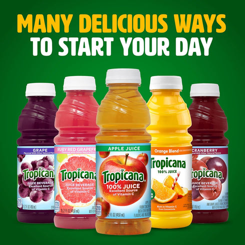 100% (Pack 12) Tropicana Juice Apple