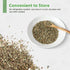 5 oz (142g), Soeos Basil Leaves, Cut and Sifted, Dried Basil Leaves, Pairs Well with Pasta, Salad, Pizza, Sauces
