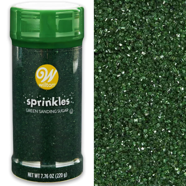 Wilton Green Sanding Sugar Sprinkles, St. Patrick's Day Dessert Toppers, Shamrock Color