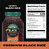 22-Ounce (Pack 1) RiceSelect Premium Black Rice, Whole-Grain, Gluten-Free, Non-GMO, and Vegan Rice, BPA-Free Jar