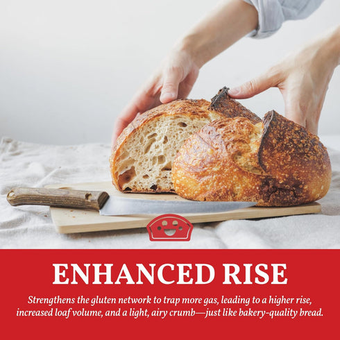 10oz Bakers Club Artisan Dough Conditioner Bread Improver & Baking Enhancer for Better Texture, Volume & Shelf Life