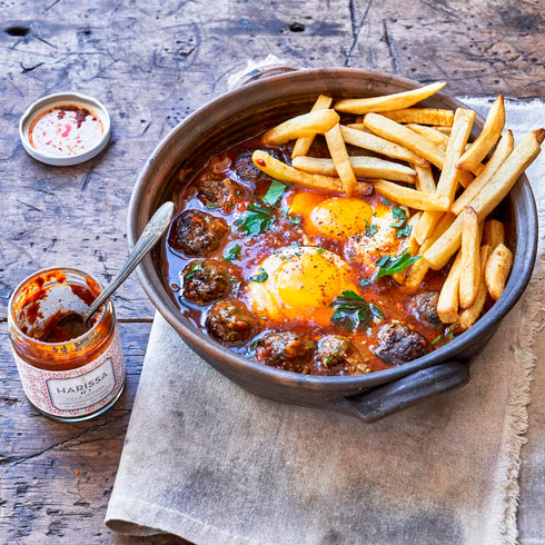6 oz, 1 Villa Jerada, Harissa, Fiery Moroccan Hot Sauce with Preserved Lemon, The Perfect Amount of Savory, Tang
