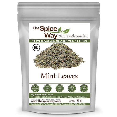 The Spice Way Mint Leaves - 2 oz Dried Loose Mint Leaf