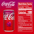 Pack 7.5 oz, 10 Pack Coca-Cola Cherry Soda Soft Drink Fridge Mini Cans, fl
