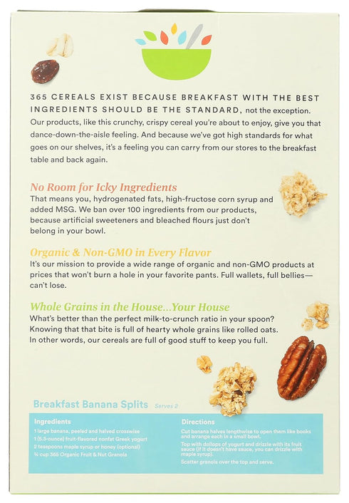 365 17 by Whole Foods Market, Organic Granola Fruit And Nut, Ounce