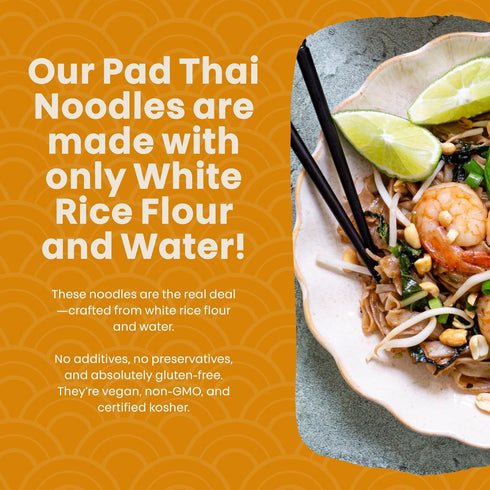 (28oz) Pack 5 Gloryland Pad Thai Noodles and Sauce Meal Kit