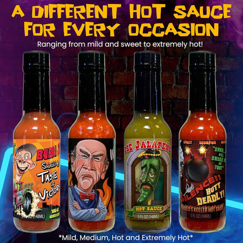 Jeff Dunham - Bubba J's Mango Habanero Hot Sauce | Perfect Blend of Sweet and Heat for Bold Tastes (Mild, 5 fl oz)