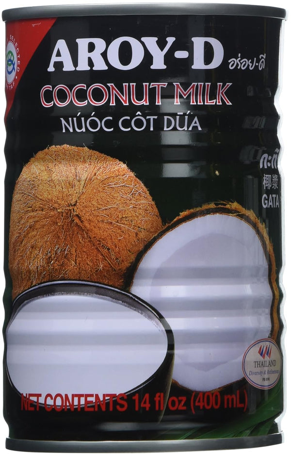 Aroy-D Coconut Milk 13.5 Oz Can (Pack of 6)