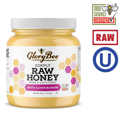 48 oz Glorybee, White Clover Honey, US Grade A Honey