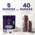 5 Jungle Powders Organic Blackberry Powder Ounce Bag USDA Certified Freeze Dried Blackberries Powder for Baking Whole