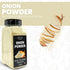 11oz (330G) Packed Fresh Finest Onion Powder - - Premium Ground Onions for Authentic Flavor, in a Durable Container