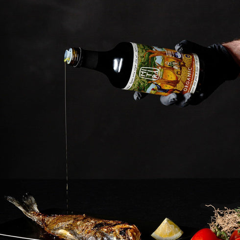 1L, MITIRA Organic Extra Virgin Olive Oil, Plant-based, Cold Extracted, PGI, All Natural