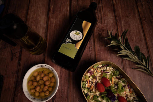 2L PURESENSE Turkish Olive Pomace Oil, High Smoke Point Refined Olive Oil for Frying, Roasting, & High Heat Cooking