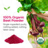 4oz, Quay Naturals Organic Beet Juice Powder, Freeze-Dried, Non-GMO, Beet Root Juice Powder for Smoothies & Baking