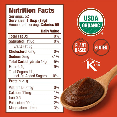52 Dateables Organic Date Paste Servings Pitted & Pured Dates Naturally Sweetened, No Added Sugar Organic, Vegan