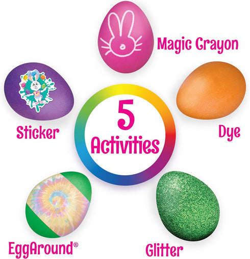 1 1 (3 PAAS Easter Egg Decorating Bundle, Includes Deluxe Kit, Neon Egg Dying Kit, and PAAS Whiskers for Easy Egg