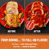 Catchin Heat Hot Sauce Fish Bottle Bold Red Pepper Flavor, Spicy Sauce for Any Meal