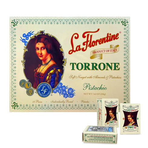 La Florentine 7.62 Pistachio Torrone, Ounce