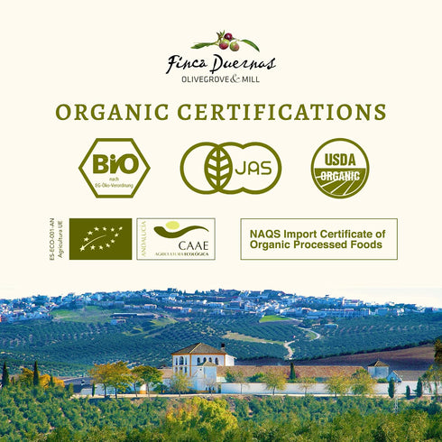 Finca Duernas Envero 500 ML) Finca Duernas Extra Virgin Olive Oil. Healthy Food Must-Have, Pantry Food Staple, Ideal
