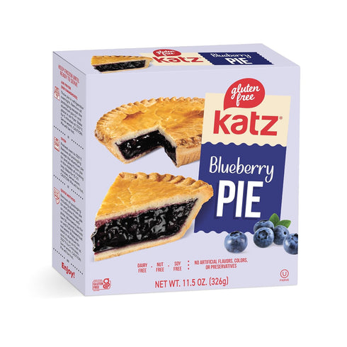 Katz Gluten Free Personal Size Blueberry Pie | Dairy Free, Nut Free,