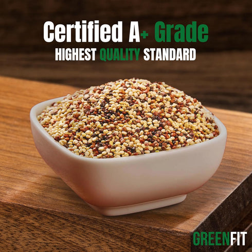OA QUINOA (5 Lb) Now Greenfit | Royal Organic Tri Color Quinoa