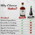 HAKU 2 12.68 Oz (375 ml) Truffle White Shoyu Naturally Brewed Aged Years, - Traditional Gourmet Dipping Sauce