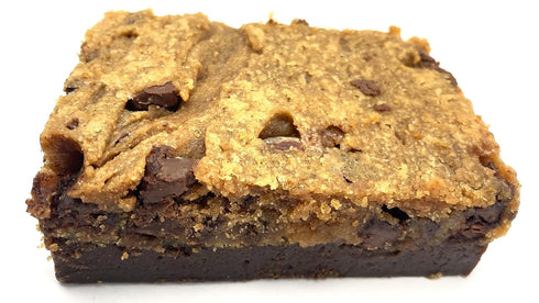 3 4 oz Peanut Butter Zebra Bar! Large Brownie Bars!