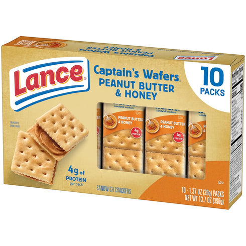 10 Count 1.37 Oz Lance Peanut Butter and Honey