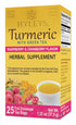Hyleys Turmeric Tea - Raspberry & Cranberry Flavors, 25 Tea Bags - Wellness Herbal Supplement Green Tea